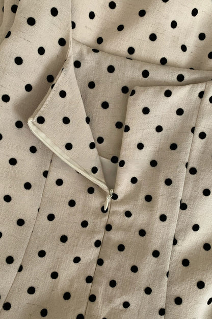 The French Polka Dot Maxi Dress
