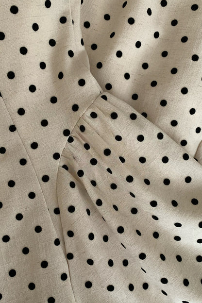 The French Polka Dot Maxi Dress