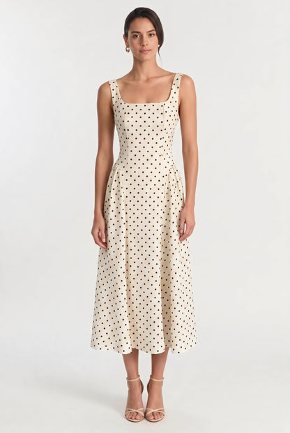 The French Polka Dot Maxi Dress