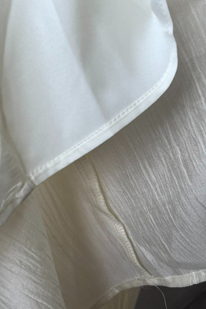 Textured V-Neck Slip Midi Dress