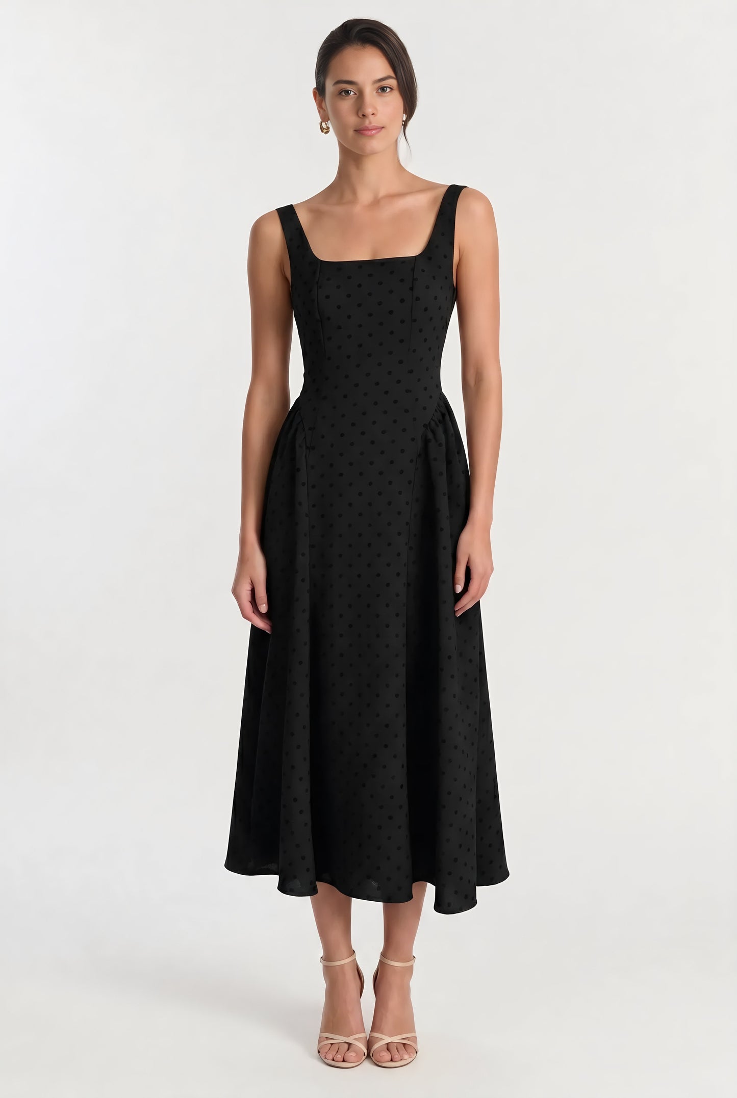 The French Polka Dot Maxi Dress
