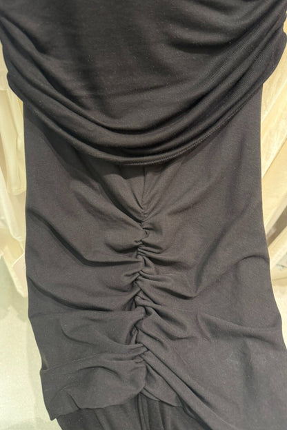 Smocked Strapless with Cover-Up Midi Dress