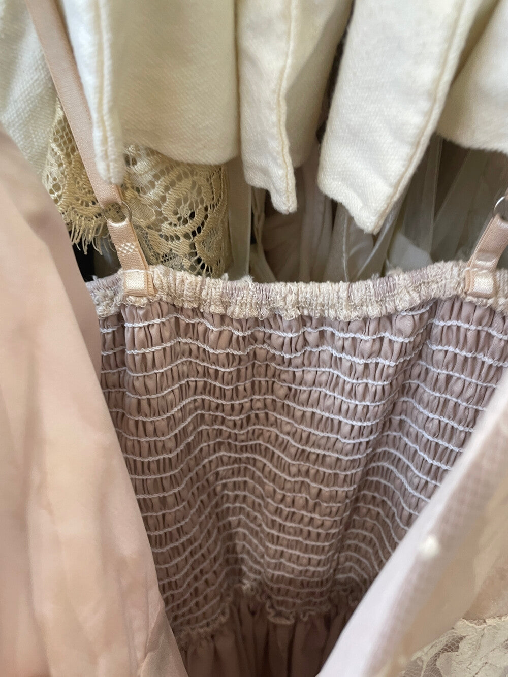 The Rose Jacquard Cinched-Waist Midi Dress